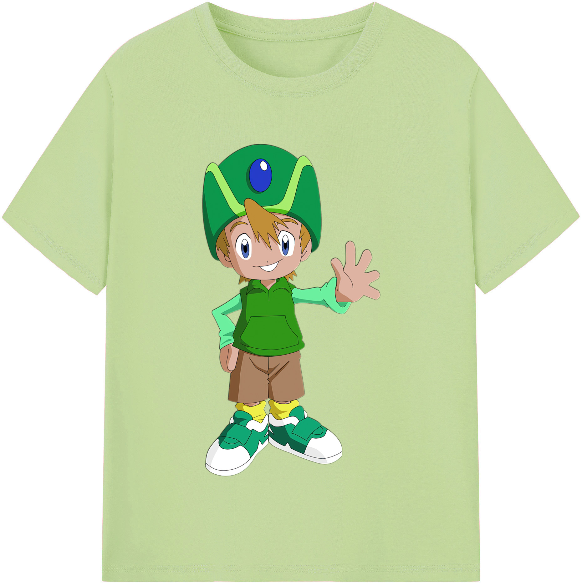 （画像用） Digimon デジタルモンスター/デジモン 綿100％半袖Tシャツ（フロントプリント）
